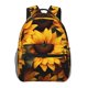thumbnail image 1 of Fotbe Vibrant Sunflower Blooms Mochila Casual con Estampado para Escuela, Viajes y Actividades al Aire Libre - Duradera, Ligera y Cómoda, 1 of 5