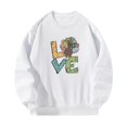 thumbnail image 1 of Sudadera con cuello redondo para hombres y mujeres, jersey de moda para adolescentes y niñas, calle comercial Blanco Yuyangstore Sudaderas con cuello redondo, 1 of 8