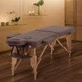 thumbnail image 2 of BestMassage Massage Bed Portable Massage Table 2 Folding with Non-Woven Bag for Spa Footmassage Facial CareSpa Tattoo,Brown, 2 of 7