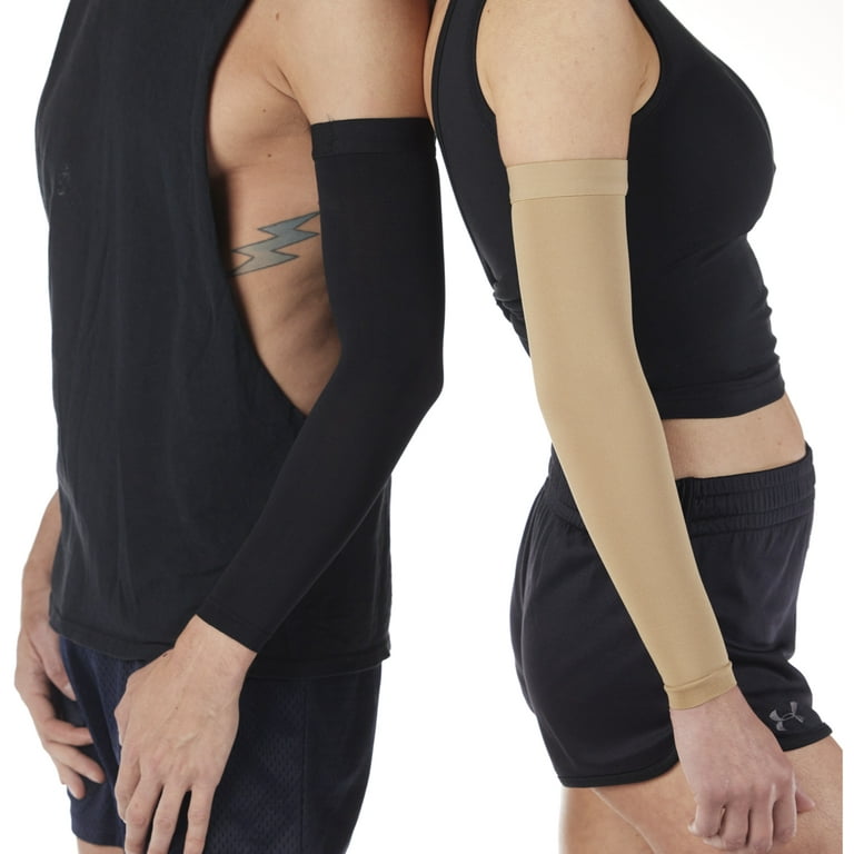 Mojo sport opaque medical compression arm sleeve 20-30 mmhg firm