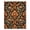 Gold, Pattern 3, variant on ODIKA 4'x6' Machine Washable Non-Slip Area Rug, Oriental Burnt Orange High Traffic Rug, Brown, 1016773