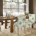 thumbnail image 4 of 4PCS Dining Chair Covers, Watercolor Sunflowers Green Stretch Removable Washable Slipcover Chair Protector for Dining Room Home Decor, 4 of 6