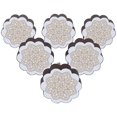 thumbnail image 1 of IBA Indianbeautifulart Boutons de Meubles Gravés Blancs Boutons de Tiroir d'Armoire Lot de 10, 1 of 3