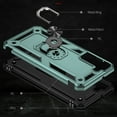 thumbnail image 4 of Compatible with Samsung Galaxy S22 Plus Protective Case,Heavy Duty Shockproof Armor Phone Case with 360° Rotating Metal Ring Holder Kickstand Military Grade Protection Rugged Cover,Darkgreen, 4 of 8
