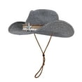 thumbnail image 3 of Hauaitttt Summer Holiday Casual Style Hat Outdoor Outing Sun Hat Brim Can Be Shaped Sun Hat Hat Collapsible Hat Gardening Visor Foldable Cowboy Hats for Women Travel Bag Women Beach Head Visors Mens, 3 of 3