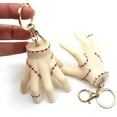 thumbnail image 1 of 2 Pcs Wednesday Addams Porte-Clés Résine la Main de Wednesday Addams, Pendentif Sac de Personnalité, 1 of 5