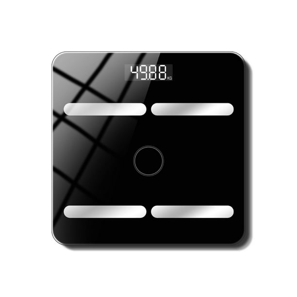 Báscula de grasa corporal inteligente con Bluetooth, báscula electrónica de carga, báscula corporal para el hogar, báscula de grasa para adultos, báscula de pesaje