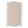 thumbnail image 4 of FESTFENDS Durable Cotton Lace Ribbon for Decoration Beige Craft Trims 1 Roll, 4 of 8