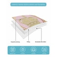 thumbnail image 5 of Golden Crown Twin Size Down Alternative Comforter, Lightweight Comforter Quilt Bedding Set with Pillow Shams Pink Cartoon Funny Geometric Plaid Art All Seasons Bed Comforter Duvet Insert 68"x86", 5 of 7