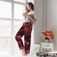 thumbnail image 6 of Picia Red Line Womens Soft Woven Cotton Elastic Waistband Sleep Pajama Pant Lounge Sleep Pant With Pockets And Drawstring-X-Large, 6 of 9
