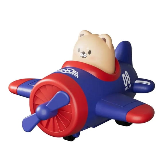 childrens baby toys Small airplane push toy cartoon airplane model with wh