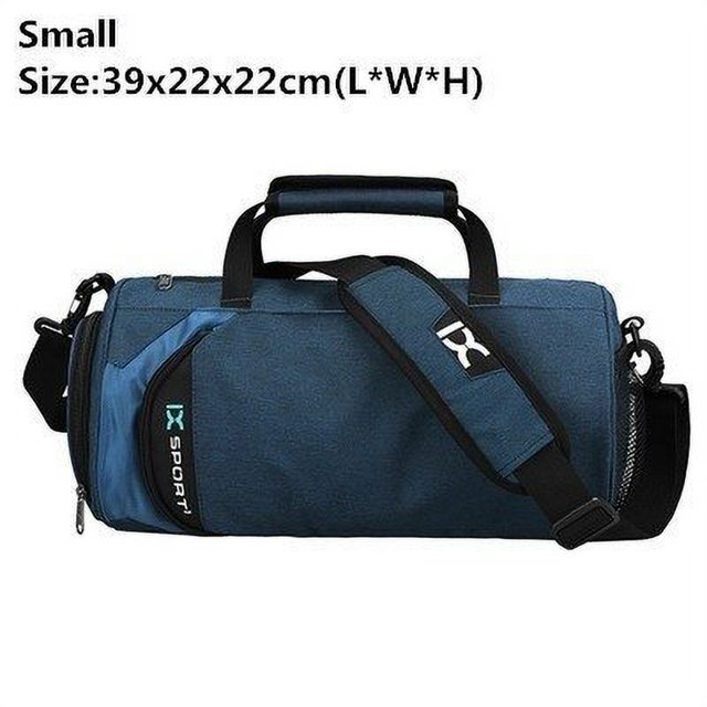 Bolsas de gimnasio para entrenamiento, bolso deportivo de viaje con bolsa para zapatos, multifunción, separación seca y húmeda, bolsa de Yoga para hombre y mujer Fivean unisex