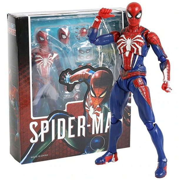 Figura de accion de PVC de Los Vengadores traje de actualizacion de Spiderman PS4 edicion de juego 15cm modelo coleccionable regalo para Funs