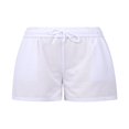 thumbnail image 2 of Women Loosing Sports Shorts Solid Color Elastic Waist Sweatpants, 2 of 5