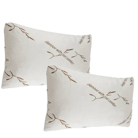 Bamboo Pillow Memory Foam King Size, New Improved Version - Walmart.com