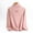 Pink, variant on Kilaqueen Long Sleeve Thermal Tops for Women Compression High Neck Slim Fitness Stretchy Long Underwear Comfy Warm Layer Base Shirts