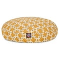 thumbnail image 2 of Majestic Pet Links Round Dog Bed Treated Polyester Removable Cover Yellow Large 42 x 42 x 5, 2 of 6