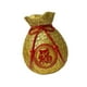 thumbnail image 5 of Jarrón de flores novedoso para decoración del hogar con forma de bolsa de dinero, accesorios creativos de resina. Oro, 5 of 9