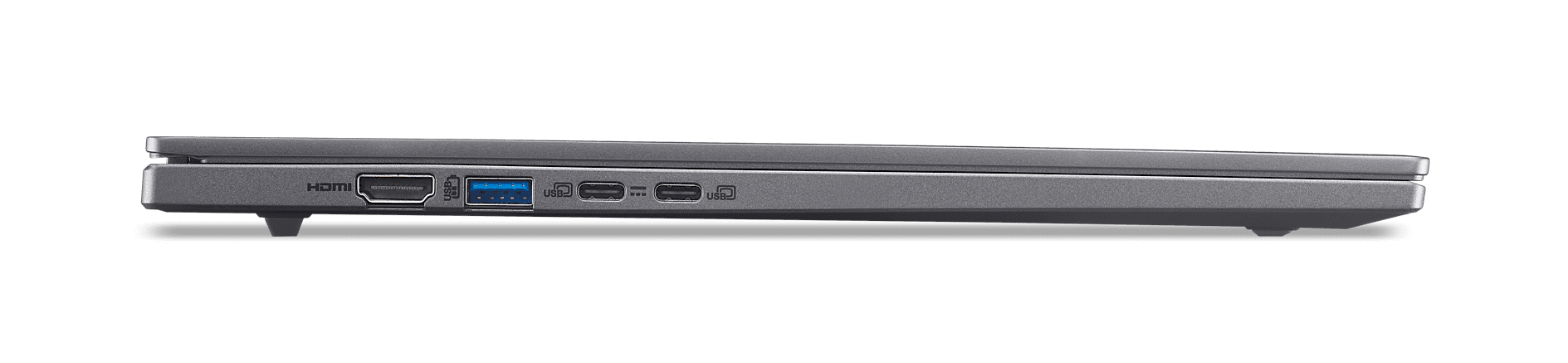 Acer Aspire 16 AI A16-11MT-X8A9 Copilot+ PC, 16" WUXGA (1920 x 1200) 120Hz IPS Touch Screen, Snapdragon X, 16GB RAM, 512GB SSD, Steel Gray