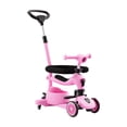 thumbnail image 3 of Patinete Multifuncional shamjiam para Niños Rosa con Manillar Ligero, 3 of 8