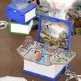 thumbnail image 5 of 3D Dinosaur Pop - Up Keychain Book - Mini Figures, Educational, Ideal for Kids, 5 of 6