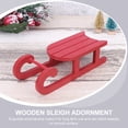 thumbnail image 6 of WORGEOUS  4 Pcs Christmas Inflatables Sled Wooden Ornaments, 6 of 8