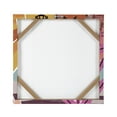 thumbnail image 4 of Kate and Laurel Peace Love Flowers Canvas Wall Art Set by Kate Aurelia Holloway, 2 Piece 20 x 20, Colorful Sun and Floral Art for Wall, 4 of 8