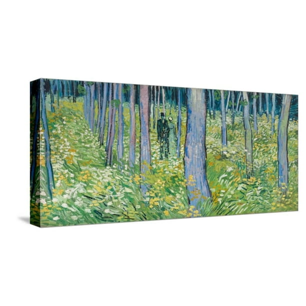 vincent van gogh undergrowth with two figures