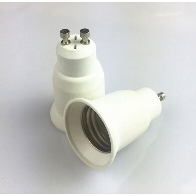 Enchufe adaptador GU10 a E27 de 3 piezas