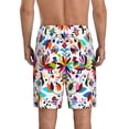 thumbnail image 3 of Gaeub Mexican Bright Style Printed Men's Short Pajama Pants, Lightweight Lounge & Sleep Bottoms Keep You Cool - 3X-Large, 3 of 9