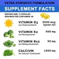thumbnail image 4 of Balincer Calcium & Vitamin D3 Supplement, with Calcium D3+K2+B12, Support Immune Health, 120 Capsules, 4 of 10