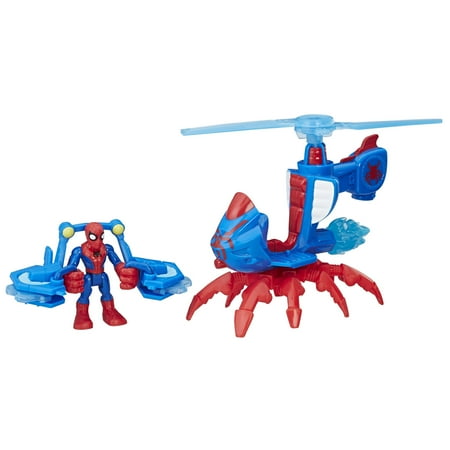 Playskool Heroes Marvel Super Hero Adventures Spider-Man Jet-Copter