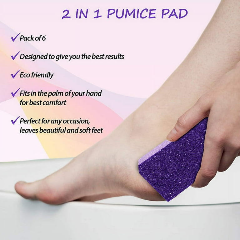 Dr. Entre's Pumice Stone for Feet 4 Pack: Callus Remover, Dead Skin  Scraper, Exfoliator for Shower Scrubber Use, Pedicure Tools, Cracked Heels  Foot Care EntreFeet 