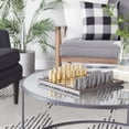thumbnail image 2 of DecMode 14" x 4" Gold Aluminum Chess Game Set, 1-Piece, 2 of 8