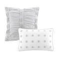 thumbnail image 5 of Gracie Mills Grady Elegance Defined Cotton Jacquard Comforter Set with Euro Shams and Throw Pillows - GRACE-9445, 5 of 5