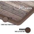thumbnail image 3 of Farmhouse Kitchen Mats Sets 2 Piece Cushioned Anti-Fatigue Comfort Mat for Home & Office Ergonomically Engineered Memory Foam Kitchen Rug Waterproof Non-Skid, 30" by 17" + 47" by 17",Love, 3 of 6