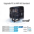 thumbnail image 2 of ASUS PCE-AXE5400 - Network adapter - PCIe - Bluetooth 5.2, Wi-Fi 6E, 2 of 9
