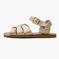 thumbnail image 3 of Weestep Girls Boys Hook and Loop Leather Classic Water Sandal(6 Toddler, Glitter Gold), 3 of 8