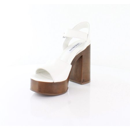 

Steve Madden Kye Women s Heels White Leather Size 8.5 M