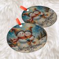thumbnail image 3 of Snowman45 Christmas Ornament, Christmas Ornament Gift, Gift for Mom, Romantic Valentine Decoration, Seasonal Festival Keepsake, Keepsake 2025, 3 of 5
