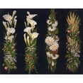 thumbnail image 3 of Anonymous 14x12 Black Modern Framed Museum Art Print Titled - Flowers (1876), 3 of 5