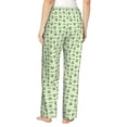 thumbnail image 3 of Goofa Green Avocado Printed Soft Pajama Pants for Women, Wide Leg Comfy Casual Lounge Yoga Pants-Medium, 3 of 9