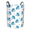 thumbnail image 2 of Daiia Cartoon Poodle Dog Round Laundry Basket with Handles Thickened Waterproof Circular hamper,Dirty Clothes Storage Basket for Bedroom,Bathroom,College Dorm-Medium, 2 of 8