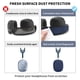 thumbnail image 5 of Paquete de 2 fundas para auriculares y diadema de silicona suave antiarañazos y a prueba de polvo para AirPods Max de Apple - Accesorios para Airpods Max, color azul, 5 of 5