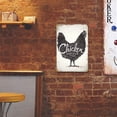thumbnail image 3 of 20x30cm Rectangular pollo Metal Retro estaño pintura placa garaje café decoración Tmvgtek Para estrenar, 3 of 9