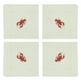 thumbnail image 3 of Saro Lifestyle Embroidered Lobster Table Napkin (Set of 4), 3 of 4