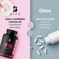 thumbnail image 4 of Inositol 180 Cápsulas de 500mg BLIFE Myo Inositol, 4 of 8