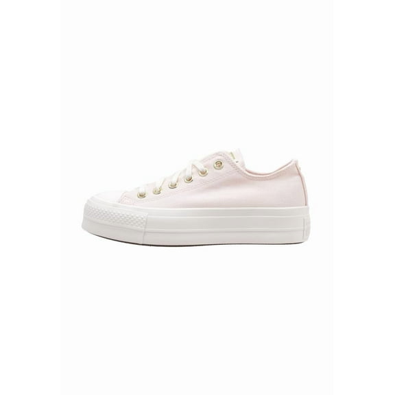 Converse Womens Chuck Taylor All Star Low-Top Lift Platform Sneaker Pale Petal/Egret/Gold 7 Medium