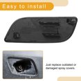 thumbnail image 6 of Unique Bargains Front Right Side Bumper Headlight Washer Nozzle Cover Cap No.8J0807754A Bumper Trim Nozzle Cover for Audi TT 2009-2015, for Audi TTS  2009-2015 White, 6 of 6