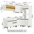 thumbnail image 3 of Cocina Integral Completa Modular Madesa Reims 367cm BB 01, 3 of 5